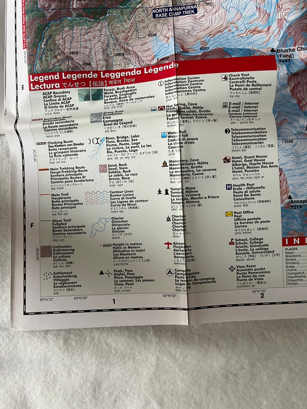 Annapurna Conservation Area Maps  TILICHO - CHULU PISANG PEAK  PISANG PEAK CHULU EAST WEST  170,000  Latest Trekking Map (9789937810937)