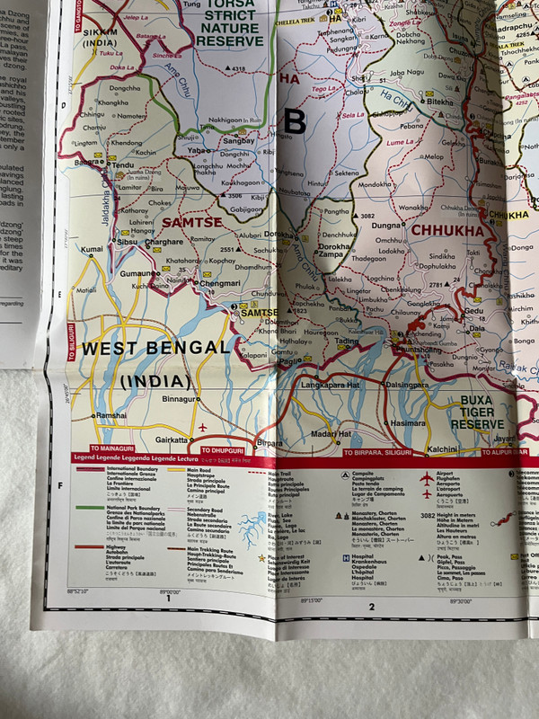 BHUTAN Political Map  The Land of The Thunder Dragon  1375,000  Latest and Updated  Nepal Map Publisher Pvt. Ltd. (9789937818091)