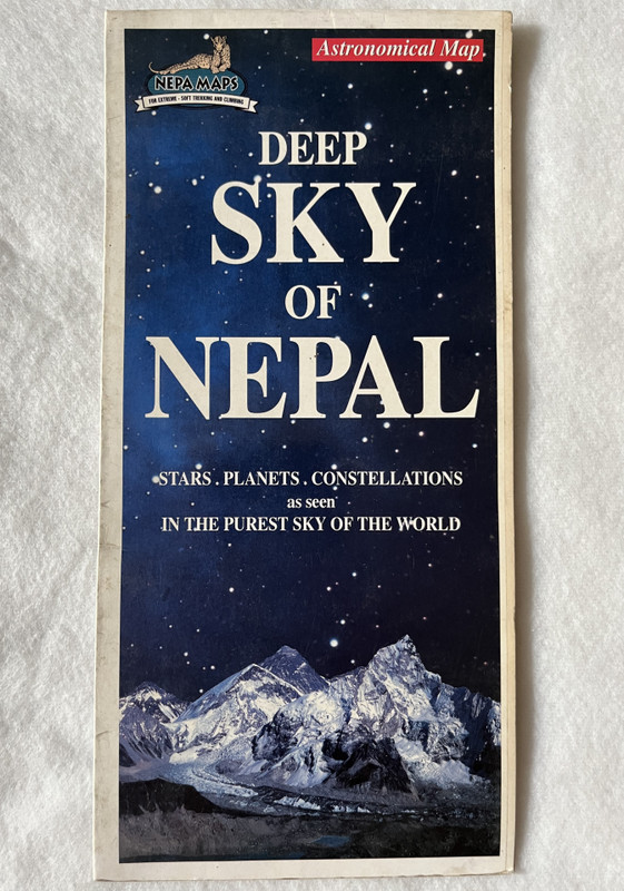 DEEP SKY OF NEPAL  STARS. PLANETS. CONSTELLATIONS as seen IN THE PUREST SKY OF THE WORLD  Astronomical Map  NEPA MAPS  Himalayan MapHouse (9799993323388)
