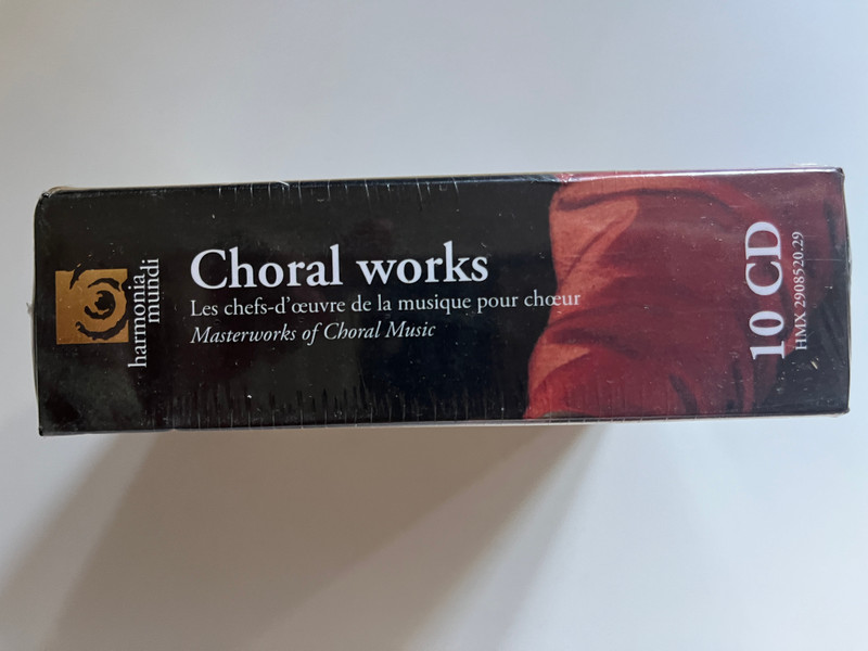 Choral Works - Bach, Biber, Brahms, Faure, Krenek, Mahler, Monteverdi / HM Gold / Harmonia Mundi 10x Audio CD, Box Set 2011 / HMX 2908520.29