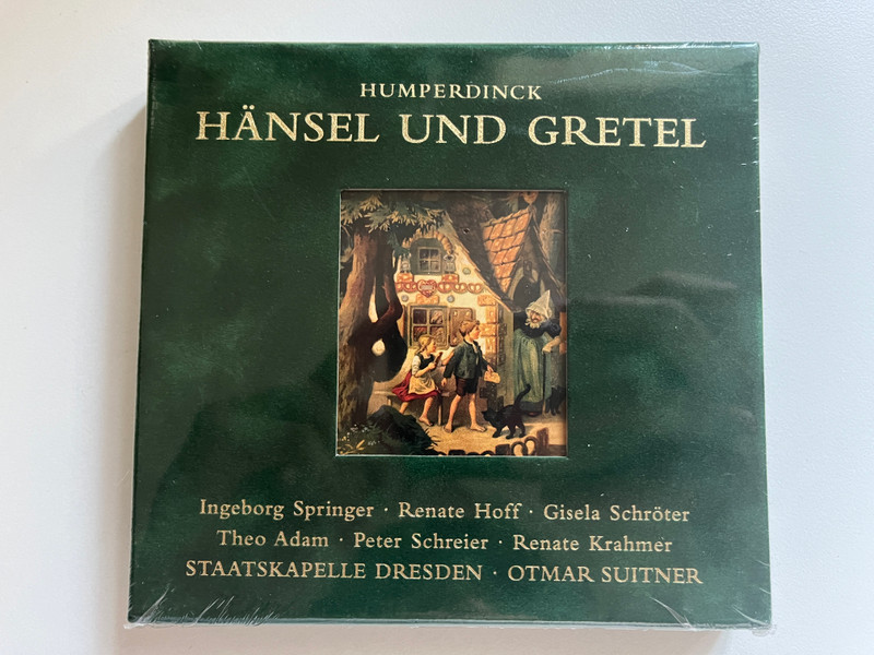 Humperdinck: Hänsel Und Gretel - Ingeborg Springer, Renate Hoff, Gisela Schröter, Theo Adam, Peter Schreier, Renate Krahmer, Staatskapelle Dresden, Otmar Suitner / Berlin Classics 2x Audio CD 2007 / 0184182BC