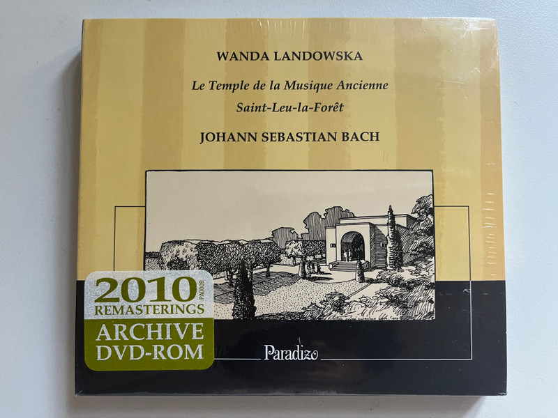 Wanda Landowska: Le Temple De La Musique Ancienne; Saint-Leu-la-Foret - Johann Sebastian Bach / Paradizo Audio CD + DVD CD 2010 / PA0009