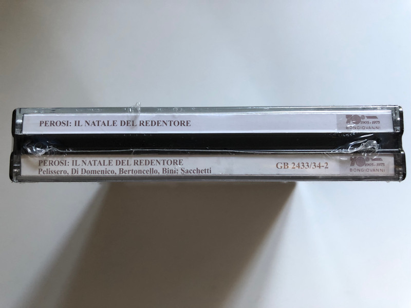 Lorenzo Perosi: Il Natale Del Redentore - Pelissero, Di Domenico, Bertoncello, Bini, Pozzer, Martinelli, Finotelli, Deanesi / Coro Castelbarco of Avio, Orchestra Sinfonica Della Valle D' Aosta / Bongiovanni 2x Audio CD 2008 / GB 2433/34-2