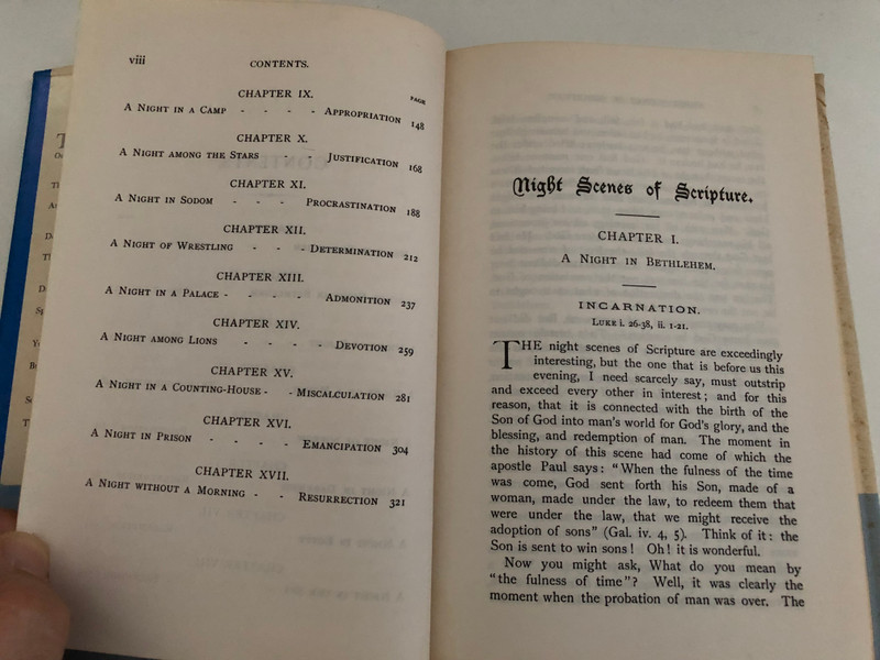 NIGHT SCENES OF SCRIPTURE by W. T. P. Wolston  Seventeen Bible Night Scenes - Illustrating and Elucidating Various Truths of the Gospel  Christian Reading Room