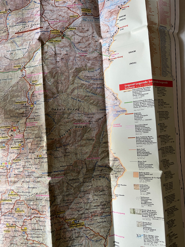 KANCHANJANGA  1100 000  KANCHANJANGA CONSERVATION AREA  Latest and Updated Trekking Map  कञ्चनजङ्गा  Nepal Map Publisher Pvt. Ltd. (9789937818056)