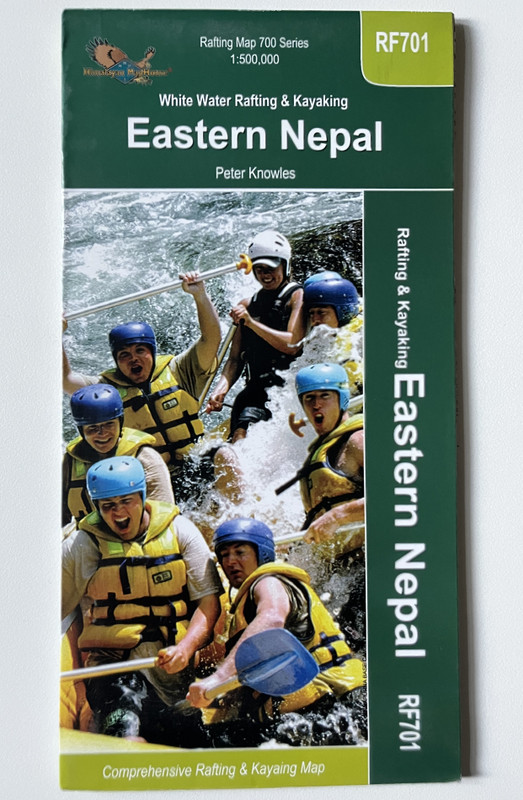White Water Rafting & Kayaking Eastern Nepal  Peter Knowles  Rafting Map 700 Series 1500,000  Comprehensive Rafting & Kayaking Map  RF701  Himalayan Map House (9789993347873)