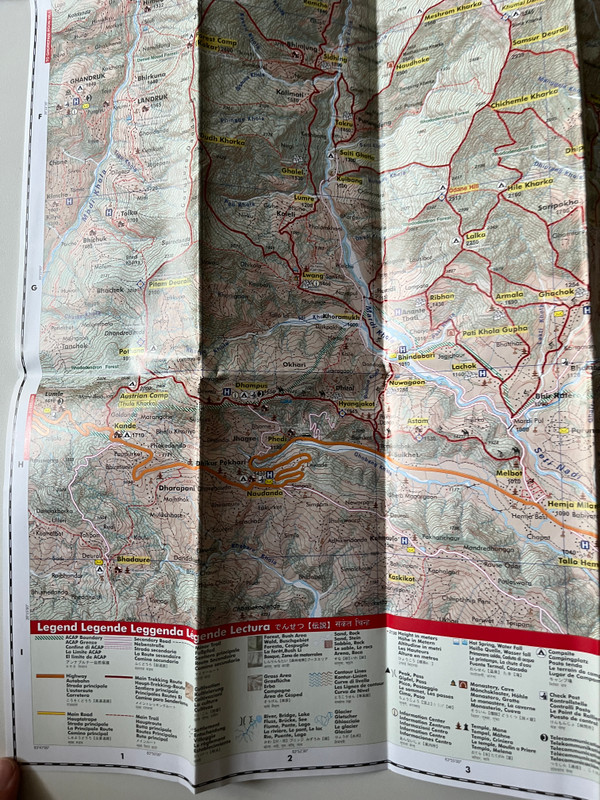 MARDI HIMAL TREK  150 000  Annapurna Conservation Area  Latest and Updated Trekking Map  माद्री हिमाल ट्रेक  Nepal Map Publisher Pvt. Ltd. (9789937810913)