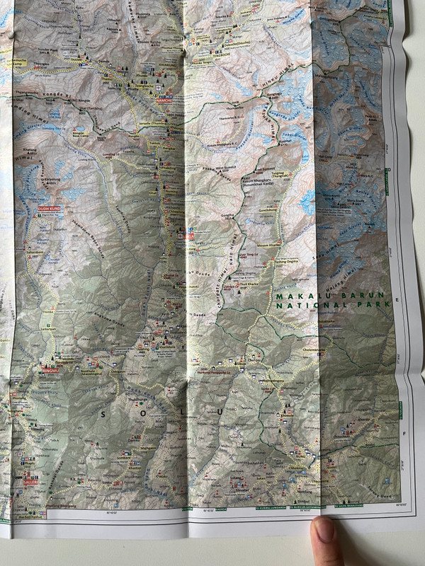 Rolwaling Tesi Lapcha  Tsho Rolpa Lake - Gaurishankar Conservation Area  Trekking Map 500 Series 1125,000  Comprehensive Trekking Map  NE512  Himalayan Map House (9789993323273)