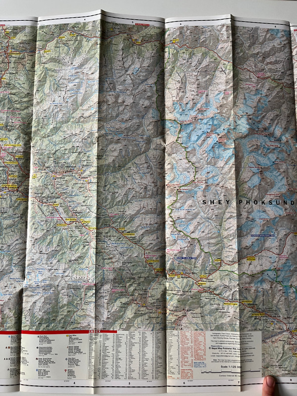 DUNAI JUMLA RARA  1125 000  PAPA NATIONAL PARK  Trekking Map  जुम्ला रारा  Nepal Map Publisher Pvt. Ltd. (9789937818070)