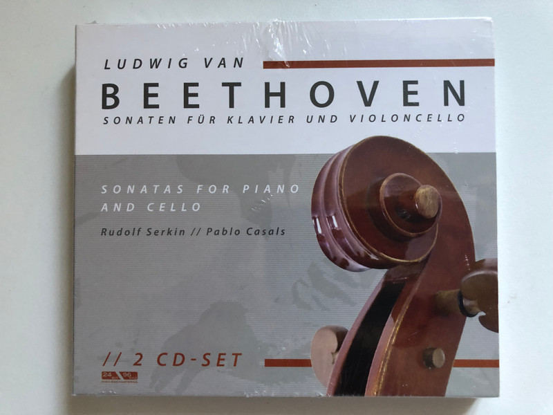 Ludwig Van Beethoven: Sonaten Fur Klavier Und Violoncello = Sonatas For Piano And Cello - Rudolf Serkin, Pablo Casals / Documents 2x Audio CD / 223992