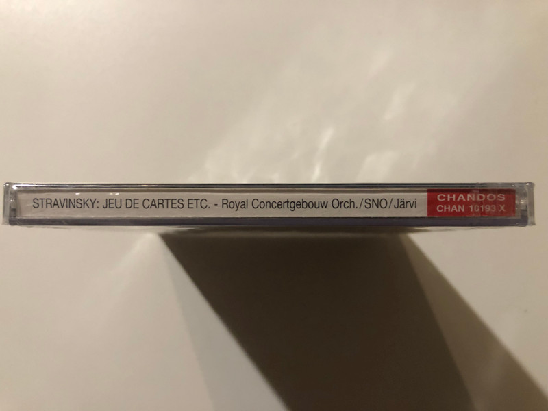 Stravinsky - Jeu De Cartes; Orpheus - Suite from ''Histoire du soldat'' / Royal Concertgebouw Orchestra, Scottish National Orchestra, Neeme Järvi / Chandos Classics Audio CD 2004 / CHAN 10193 X