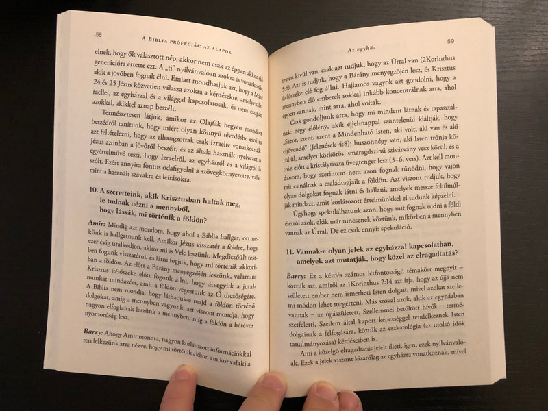 A Biblia próféciái Az alapok  Válaszok a leggyakoribb kérdésekre  AMIR TSARFATI - BARRY STAGNER  IMMANUEL  Paperback (9786156017437)