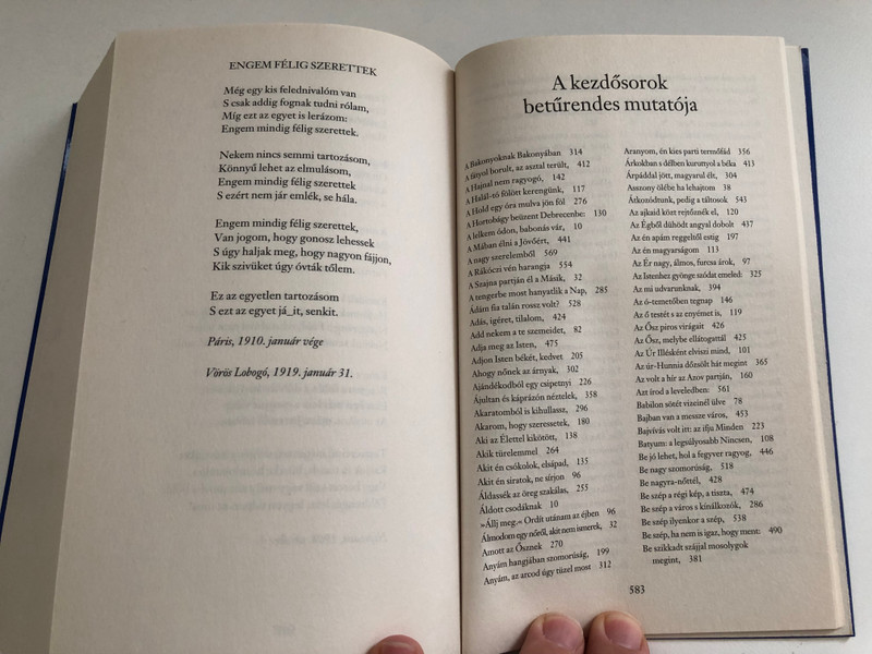 Ady Endre válogatott versei  Életreszóló olvasmányok  Kossuth Kiadó 2019  Paperback (9789630997278)