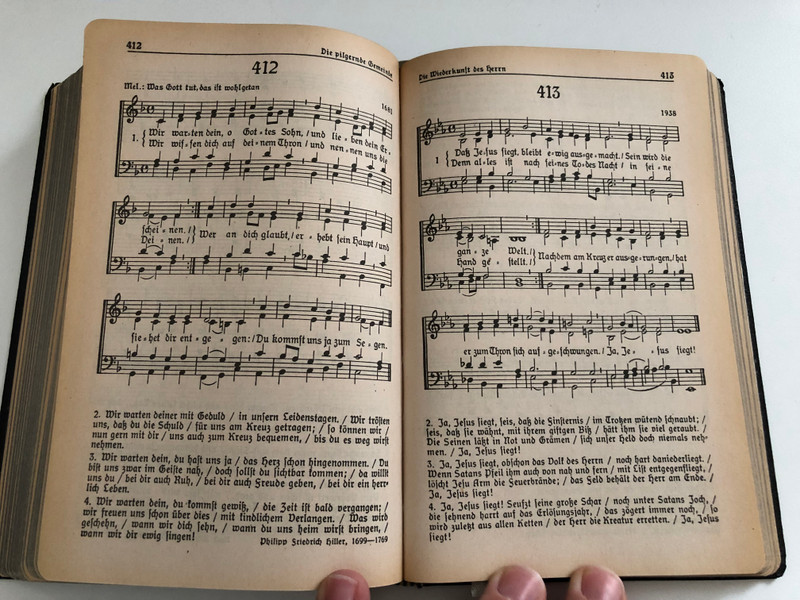 Glaubensstimme für Gemeinde und Haus  Notenausgabe  Union Verlag Berlin  Printed and Bound in 1957  Hardcover