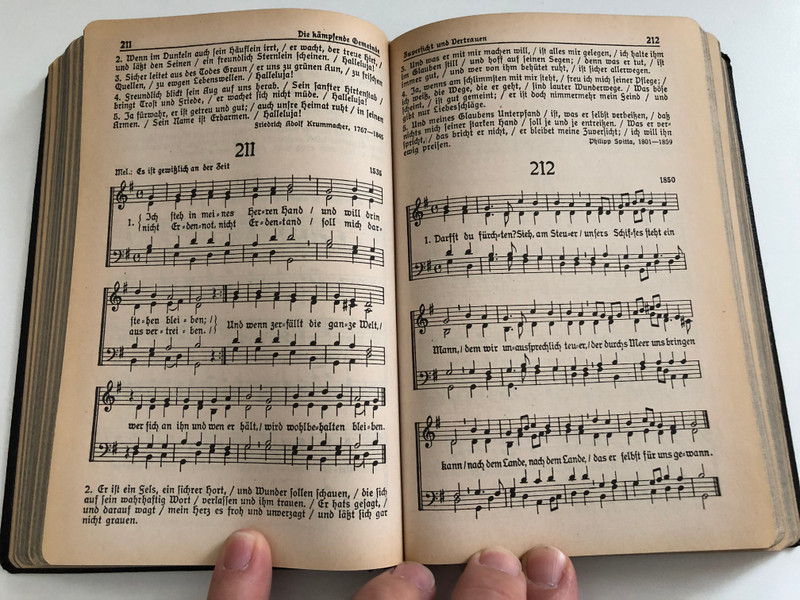 Glaubensstimme für Gemeinde und Haus  Notenausgabe  Union Verlag Berlin  Printed and Bound in 1957  Hardcover