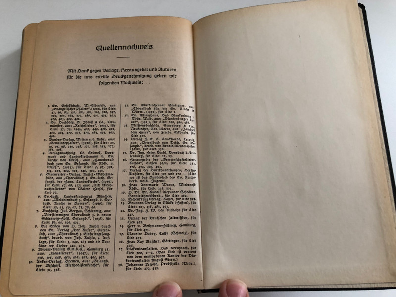 Glaubensstimme für Gemeinde und Haus  Notenausgabe  Union Verlag Berlin  Printed and Bound in 1957  Hardcover