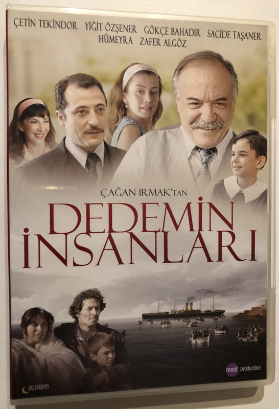 ÇAĞAN IRMAK'TAN - DEDEMİN İNSANLARI  My Grandfather's People  ÇETİN TEKİNDOR, YIGIT ÖZŞENER, GÖKÇE BAHADIR, SACIDE TAŞANER, HÜMEYRA, ZAFER ALGÖZ  DVD Video (8697333104134)