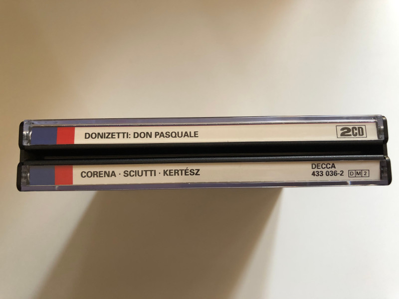 Donizetti - Don Pasquale; Cimarosa: Il Maestro Di Cappella / Corena, Sciutti, Krause, Oncina, Wiener Staatsopernchor Und Orchester, István Kertész / Grand Opera / Decca 2x Audio CD 1991 / 433 036-2
