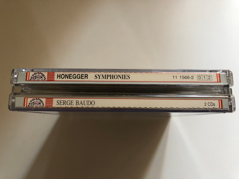 Honegger: Symphonies - Czech Philharmonic Orchestra, Serge Baudo / Supraphon 2x Audio CD, Stereo / SU 11 1566-2