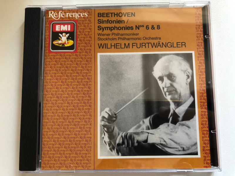 Beethoven: Sinfonien/Symphonies Nos 6 & 8 - Wiener Philharmoniker, Stockholm Philharmonic Orchestra, Wilhelm Furtwängler / Références / EMI Audio CD Mono 1989 / CDH 7 63034 2
