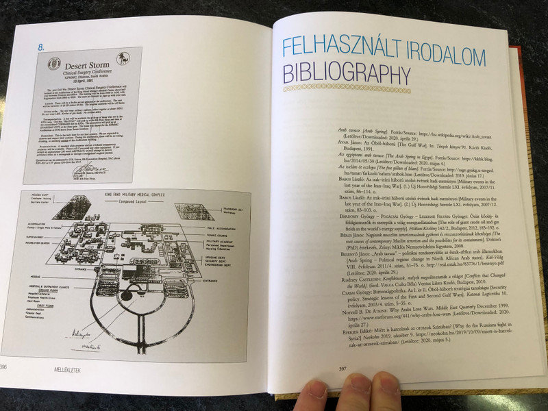 A magyar katona-egészségügy az első Öbölháborúban  Svéd László  Hungarian military medicine in the First Gulf War  HM Zrínyi Nonprofit Kft., 2021  Hardcover (9789633278239)