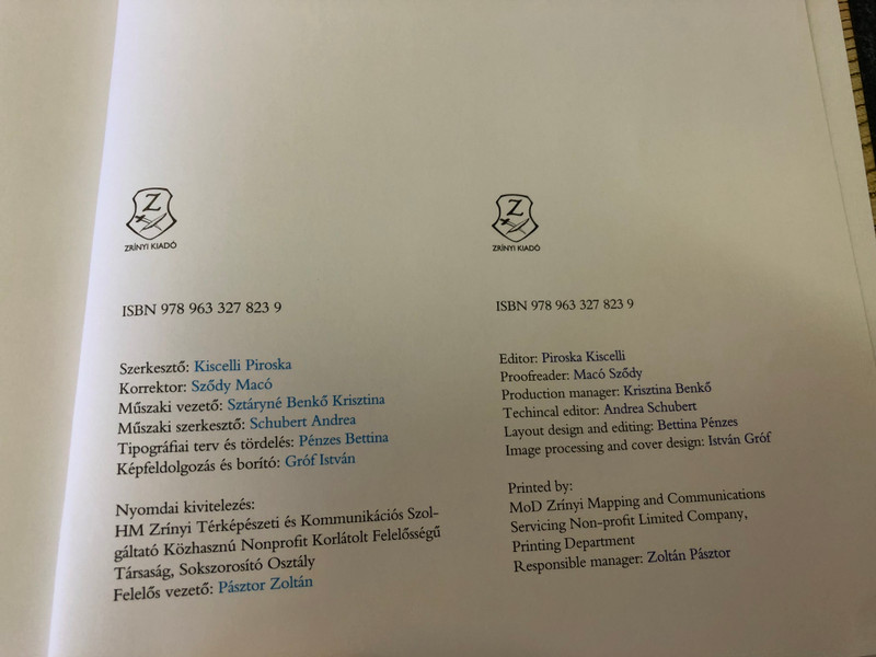 A magyar katona-egészségügy az első Öbölháborúban  Svéd László  Hungarian military medicine in the First Gulf War  HM Zrínyi Nonprofit Kft., 2021  Hardcover (9789633278239)