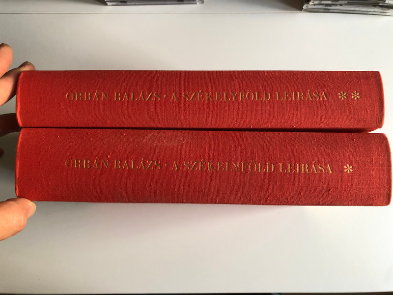 A Székelyföld leírása I-II. - Orbán Balázs  TÖRTÉNELMI, RÉGÉSZETI, TERMÉSZETRAJZI S NÉPISMEI SZEMPONTBÓL  Pest, 1868  Helikon  Hardcover with Protective Cover