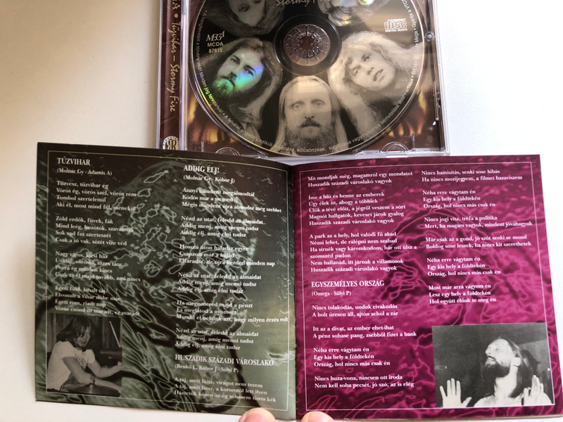 Omega – Tűzvihar = Stormy Fire / Mega Audio CD 2001 / MCDA 87615 