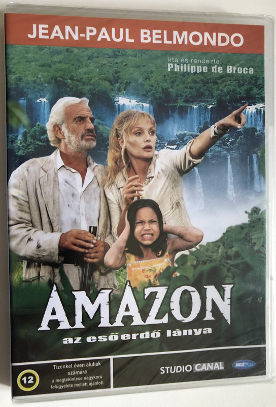 Amazone – Amazon Az Esoerdo Lanya  Region 2 PAL DVD  Audio French, Hungarian  Starring Jean-Paul Belmondo, Arielle Dombasle, Patrick Bouchitey, Thylda Barès, André Penvern  Director Philippe de Broca  85’ Running Time (5998133145437)