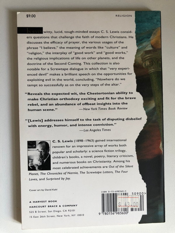 The World's Last Night: And Other Essays by C.S. Lewis