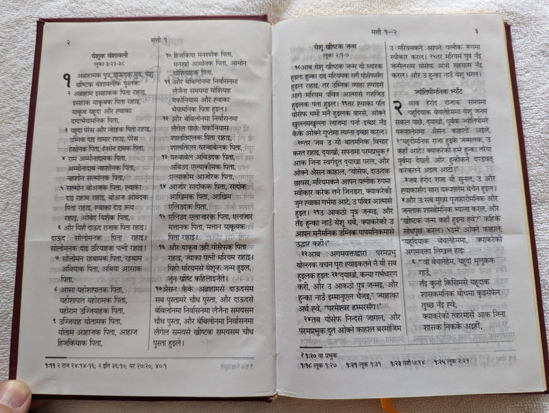 The Sonaha New Testament / A language of Nepal / Words of Christ in Red / Golden Edges / Hardcover / NBS-2020-1M SNA 263 (9789937864879)