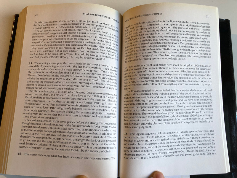 What the Bible Teaches Romans Vol. 11  F.E. Stallan  RITCHIE NEW TESTAMENT COMMENTARIES  GENERAL EDITORS T. WILSON & K. STAPLEY  with Authorised Version of The Bible  IN ELEVEN VOLUMES COVERING THE NEW TESTAMENT  JOHN RITCHIE LTD KILMARNOCK, SCOTLAND 1999  Hardcover (9780946351794)