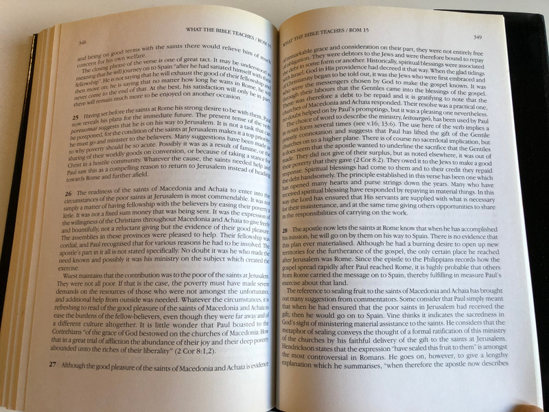 What the Bible Teaches Romans Vol. 11  F.E. Stallan  RITCHIE NEW TESTAMENT COMMENTARIES  GENERAL EDITORS T. WILSON & K. STAPLEY  with Authorised Version of The Bible  IN ELEVEN VOLUMES COVERING THE NEW TESTAMENT  JOHN RITCHIE LTD KILMARNOCK, SCOTLAND 1999  Hardcover (9780946351794)