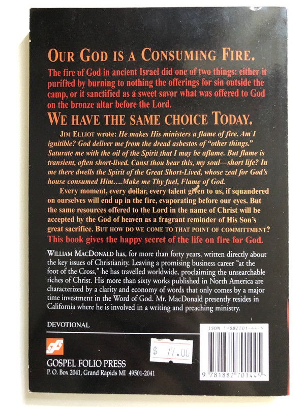 My Heart, My Life, My All by William MacDonald / A Companion to TRUE DISCIPLESHIP / Love's Response: A Living Sacrifice / Publisher: Gospel Folio Press (1882701445)