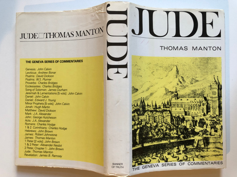 JUDE - THOMAS MANTON  THE GENEVA SERIES OF COMMENTARIES  Banner of Truth, 1958  Hardcover (0851515533)