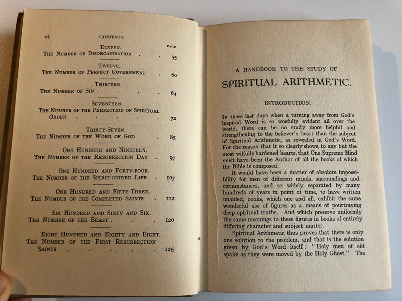 SPIRITUAL ARITHMETIC  By REGINALD T. NAISH  FOURTH EDITION  Thynne & Co., Ltd., 1930  Hardcover