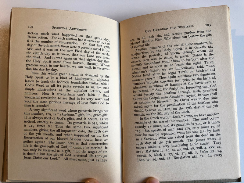 SPIRITUAL ARITHMETIC  By REGINALD T. NAISH  FOURTH EDITION  Thynne & Co., Ltd., 1930  Hardcover