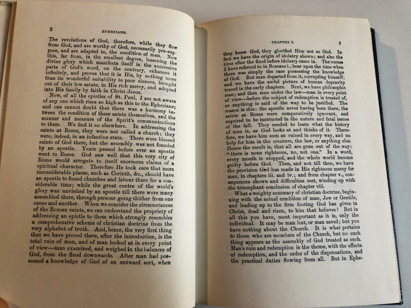Lectures on the Epistle to the Ephesians  Author William Kelly  BIBLE TRUTH PUBLISHERS 1983  Hardcover