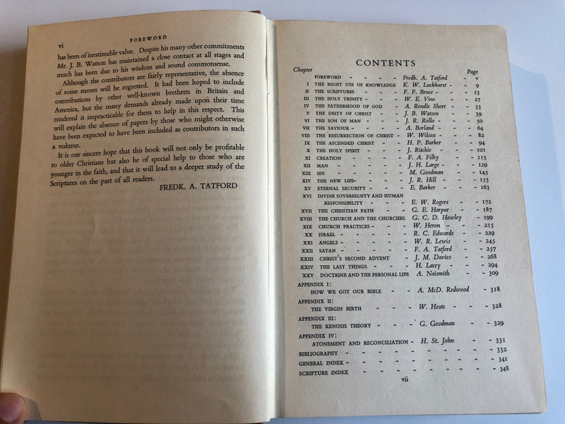 THE FAITH A SYMPOSIUM  Edited by FREDK. A. TATFORD  PICKERING & INGLIS, LONDON, 1952  Hardcover