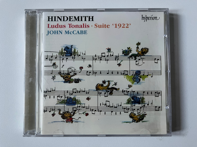 Hindemith - Ludus Tonalis; Suite '1922' - John McCabe / Hyperion Audio CD 1996 / CDA66824