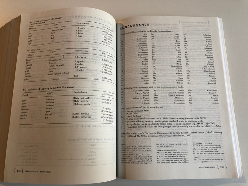 The Access Bible / New Revised Standard Version with Apocrypha / A resource for beginning Bible students / Oxford University Press 1999 / Paperback (0195282175)