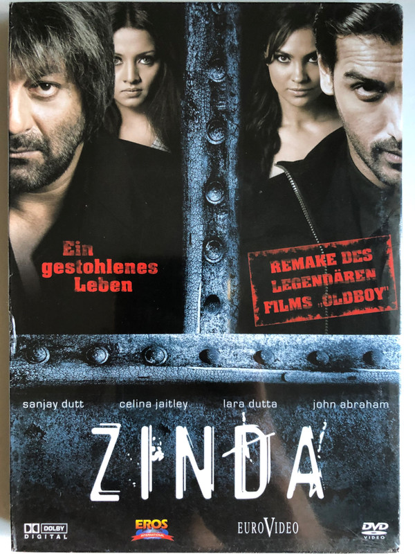 Zinda  Ein gestohlenes Leben  REMAKE DES LEGENDÄREN FILMS OLDBOY  sanjay dutt, celina jaitley, lara dutta, john abraham  EURO VIDEO  DVD Video (4009750270073)
