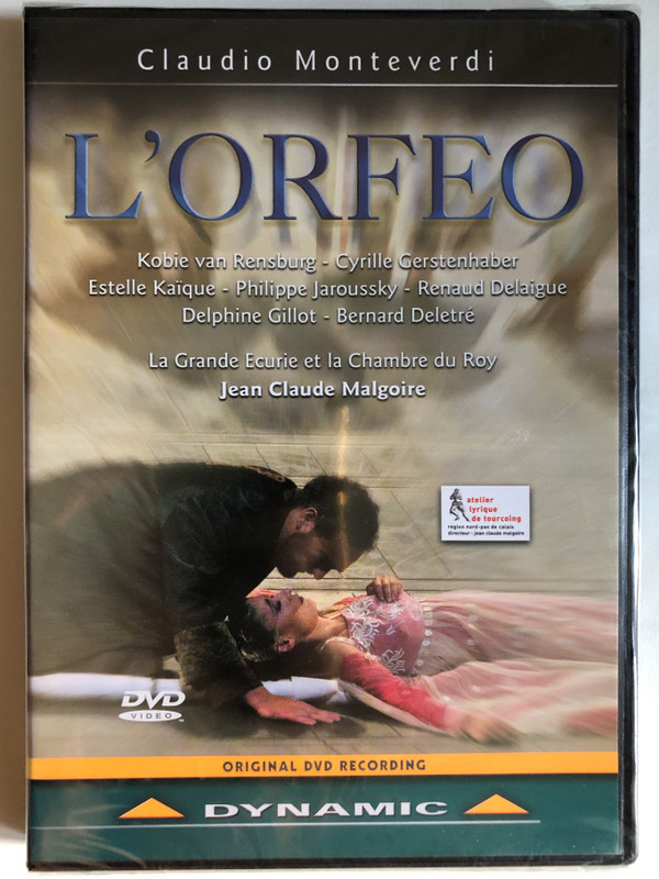 Monteverdi: L'orfeo / Fairy tale in music. Libretto by Alessandro Striggio / Director: Jean Claude Malgoire / Choir Master: Elisabeth Geiger / Choreography: Roser Montllo / Interview with Jean Claude Malgoire by Danilo Prefumo / DVD (8007144334772)