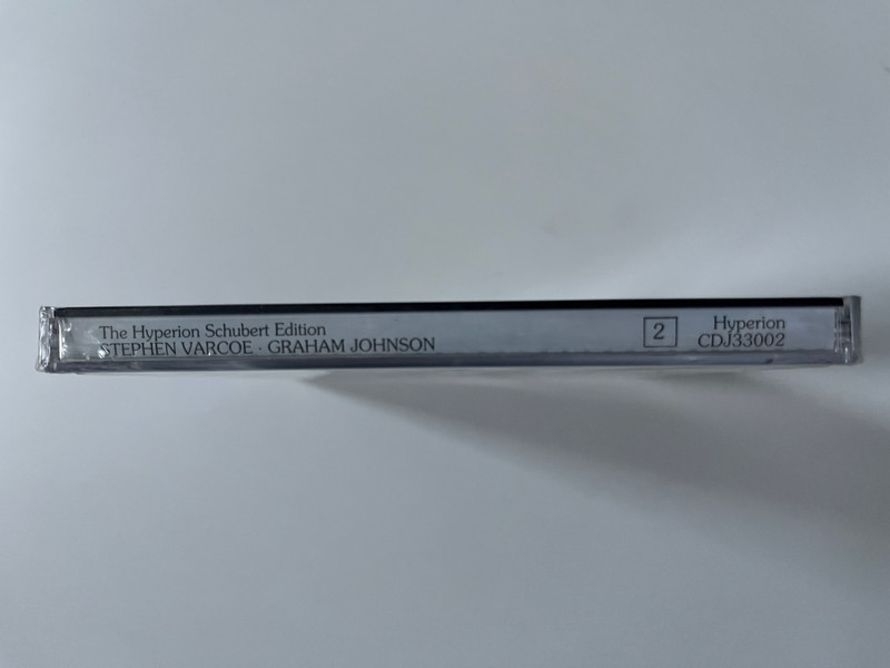 The Hyperion Schubert Edition: 2 - Stephen Varcoe, Graham Johnson / Hyperion Audio CD 1988 / CDJ33002