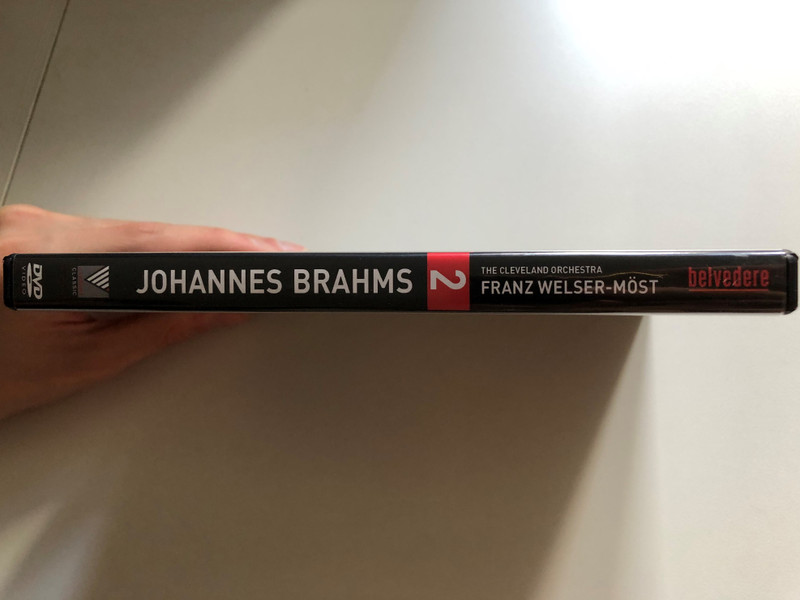 Brahms - Symphonies 1, 2 & 3 / FRANZ WELSER-MÖST / THE CLEVELAND ORCHESTRA / Live from the Royal Albert Hall, London / Performed at Musikverein in Vienna / DVD (4260415080073)