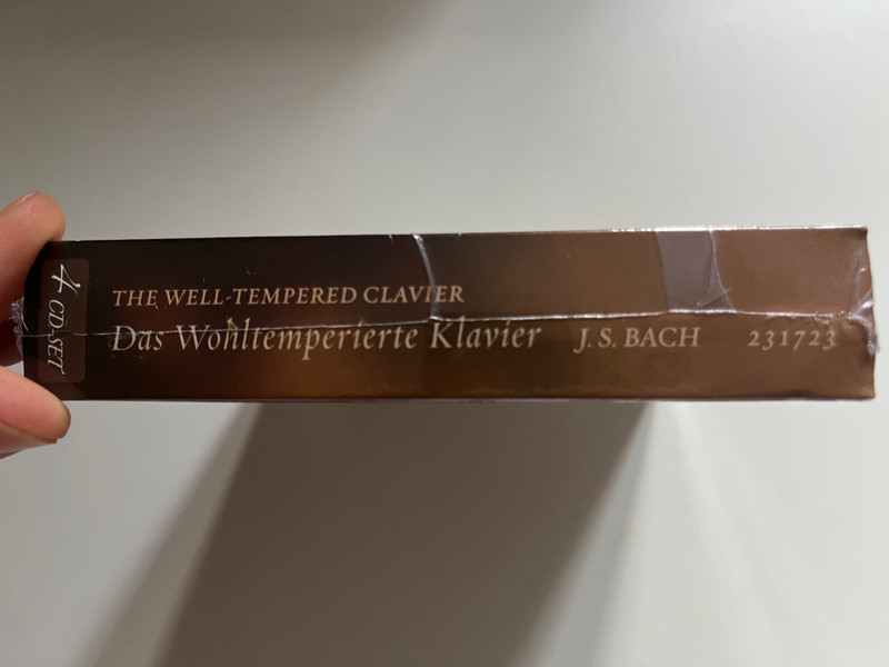 Johann Sebastian Bach - Martin Galling: The Well-Tempered Clavier - Das Wohltemperierte Klavier, BWV 846-893 / Vox Records 4x Audio CD, Box Set, Stereo 2006 / 231723