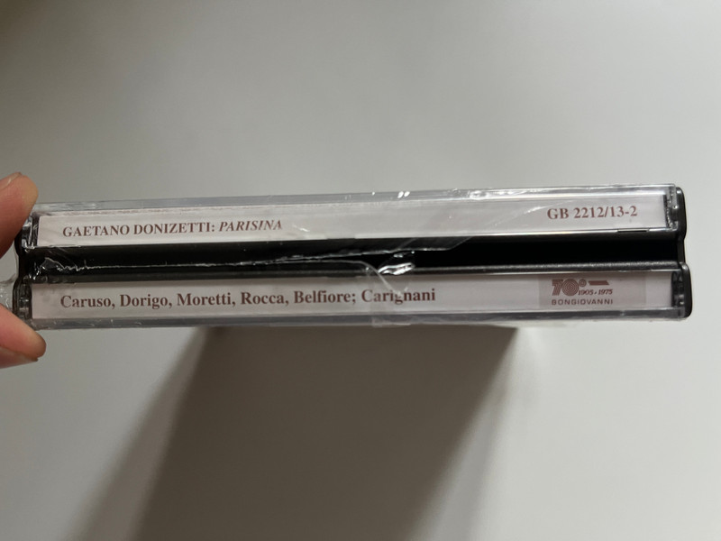 Gaetano Donizetti: Parisina - Sonia Dorigo, Amedeo Moretti, Carmelo Caruso, Davide Rocca, Elena Belfiore, Orchestra del Teatro Rossini di Lugo, Coro M.A.S.T.E.R., Paolo Carignani / Bongiovanni 700 2x Audio CD / GB 2212/13-2