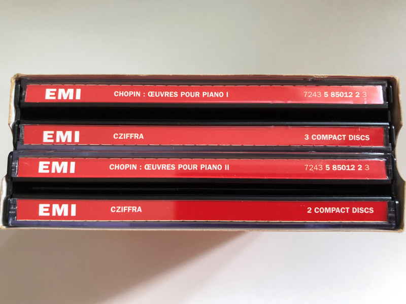 Chopin: Oeuvres Pour Piano - Georges Cziffra / EMI Classics 5x Audio CD 2003 Stereo / 724358501223