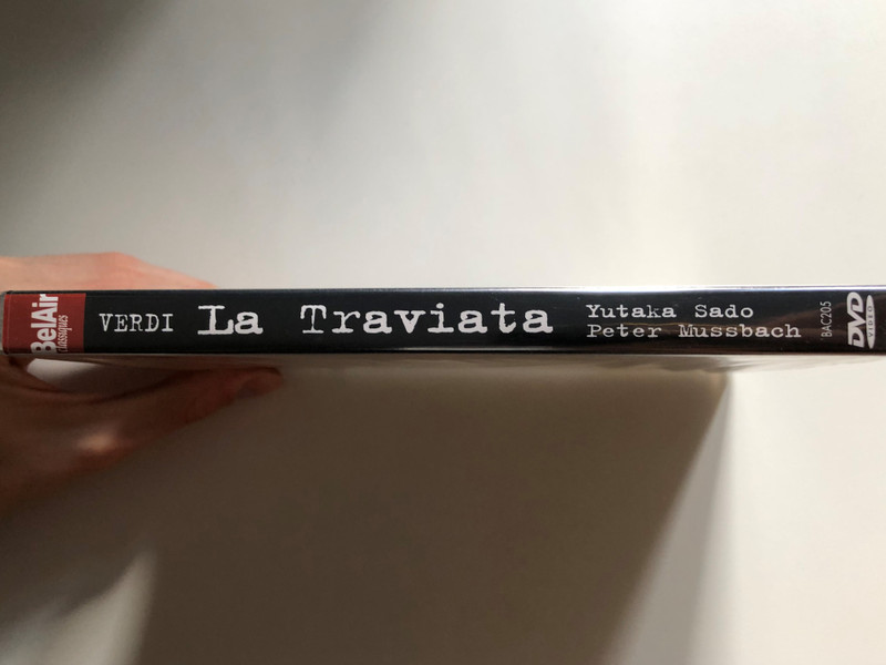 Verdi: La Traviata / OPERA IN THREE ACTS / ORCHESTRE OF PARIS / Yutaka SADO, conductor / Recording Festival International d'Art Lyrique d'Aix-en-Provence / Produced by by Don KENT / DVD (3760115302051)