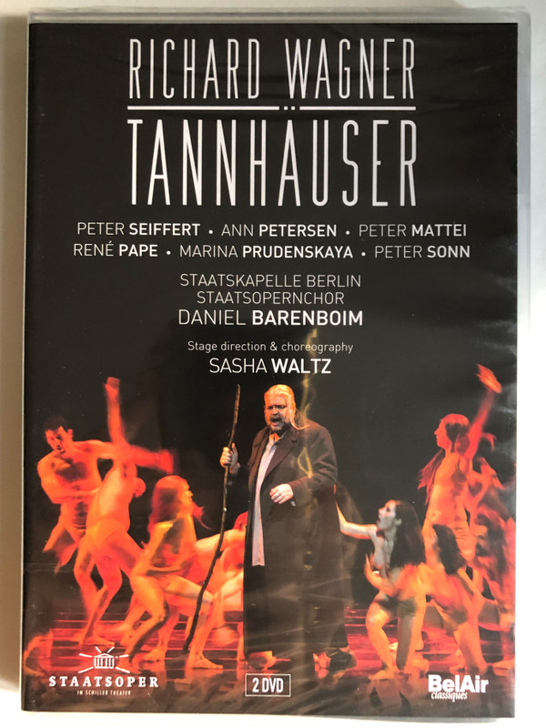 Wagner: Tannhäuser 2 DVD Set / Opera in three acts | Libretto RICHARD WAGNER / STATE CHAPEL BERLIN | STATE OPERA CHOIR / conductor DANIEL BARENBOIM / HD recording: Staatsoper im Schiller Theater, Berlin / DVD (3760115301221)